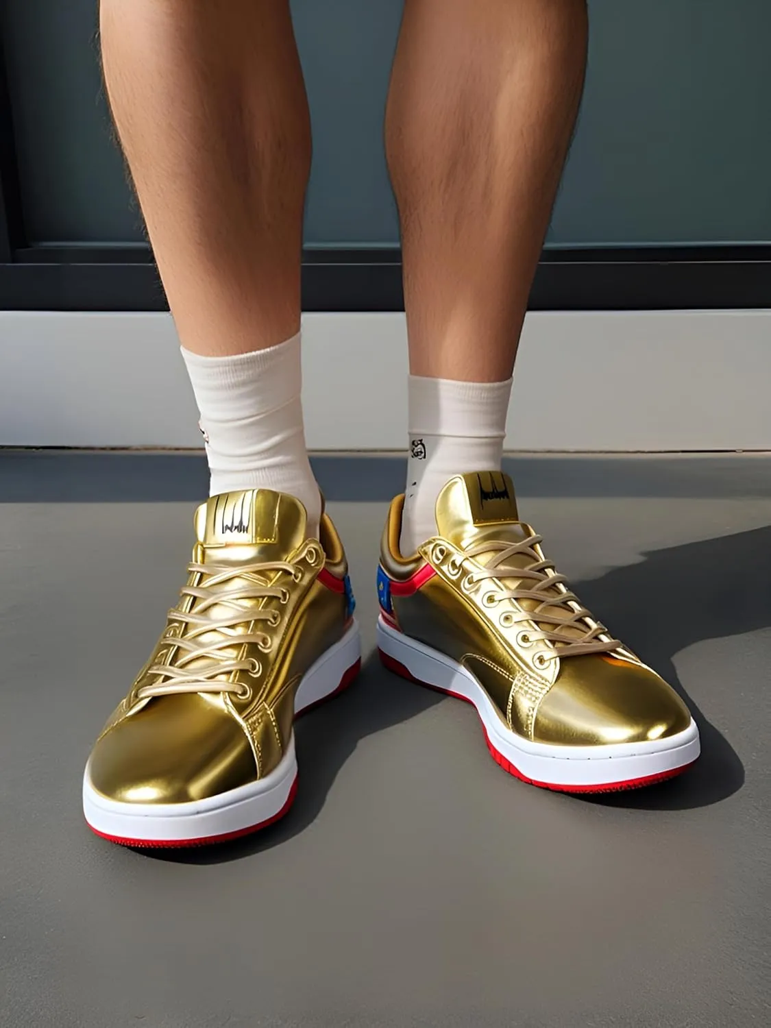 2025 Gold T Sneakers Shoes for Men Women Youth Sneakers Men Never Surrender Shoes High Top Fashion Sneakers
