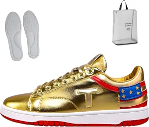 2025 Gold T Sneakers Shoes for Men Women Youth Sneakers Men Never Surrender Shoes High Top Fashion Sneakers