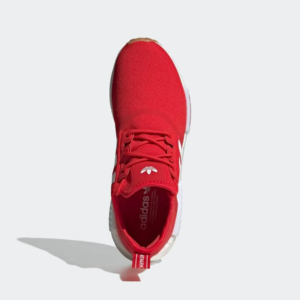 adidas Mens NMD R1 Lace Up Sneakers Shoes Casual - Red