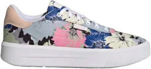 adidas Womens Court CLN Floral Platform Sneakers Shoes Casual - Blue - Size 7.5 M