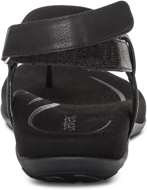 Aetrex Women's Marni Orthopedic Adjustable Slingback Thong Sandals - Arch Support T-Strap Sandals