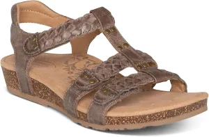 Aetrex Women's Reese Orthopedic Gladiator Sandals for Women - Adjustable Womens Sandals with Removable Center Strap