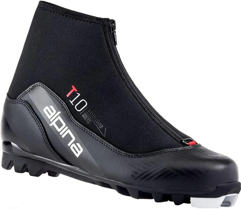 Alpina T 10 NNN Cross Country Ski Boots 2022-43/Black-Red