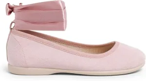 Ballet Pumps Satin Bow Anklet Strap