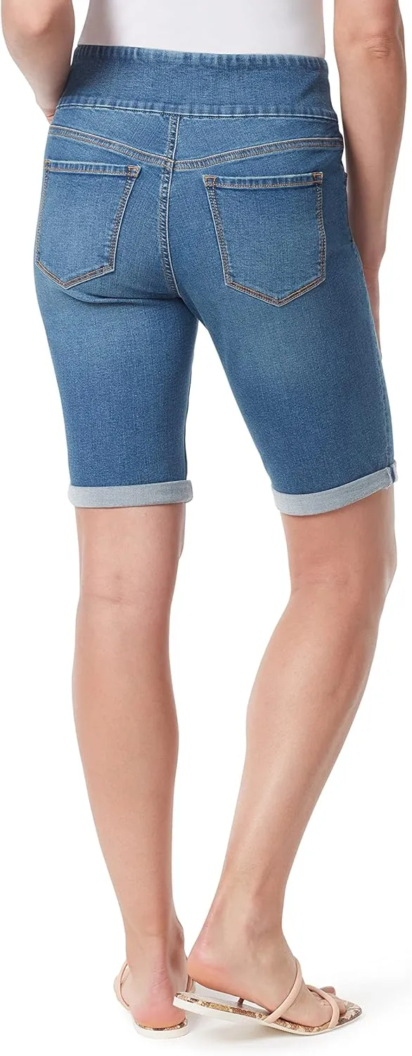 Bandolino Women's Theadora Tummy Toner Pull on Bermuda Short
