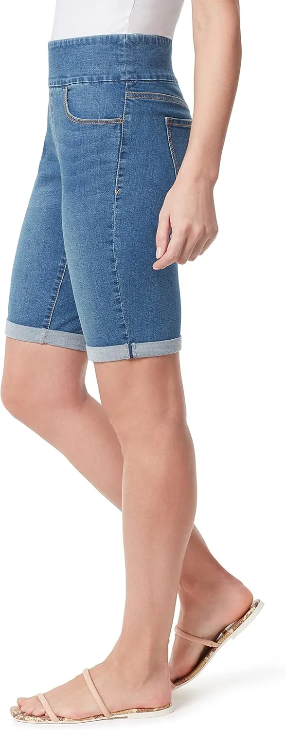 Bandolino Women's Theadora Tummy Toner Pull on Bermuda Short