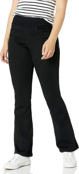 Bandolino Women's Theadora Tummy Toner Pull on Flare Leg Jean