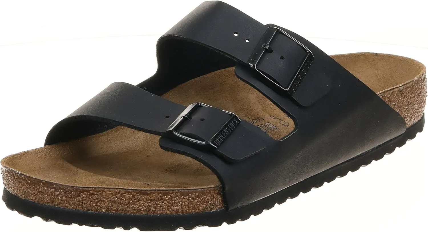 Birkenstock New Arizona Black Oiled Leather Womens Sandals, 37 M EU (US Wms 6-6.5, Mns 4-4.5)