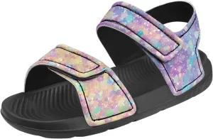 Bling Bling Sandals for Kids Girls US 5 Fashion Summer Dress Shoes Princess Beach Water Shoes Adjustable Outdoor Sport Hiking Sandals