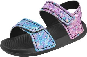 Bling Bling Sandals for Kids Girls US 5 Fashion Summer Dress Shoes Princess Beach Water Shoes Adjustable Outdoor Sport Hiking Sandals