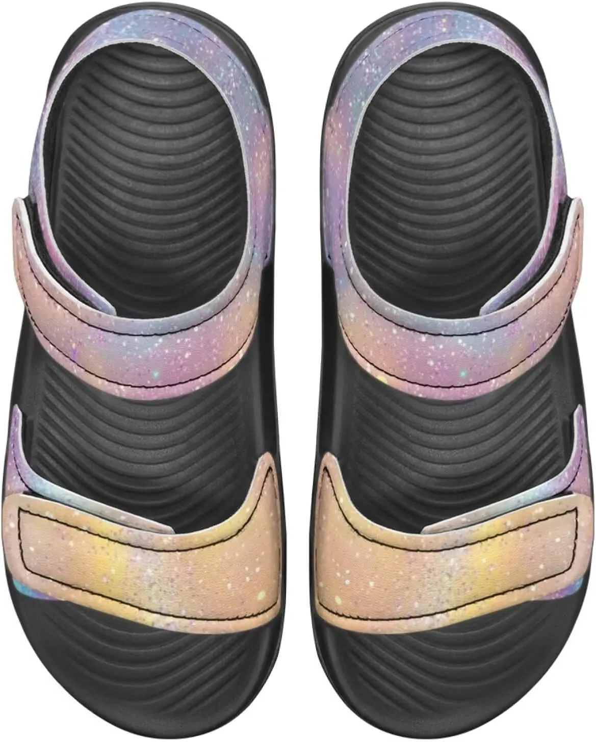 Bling Bling Sandals for Kids Girls US 5 Fashion Summer Dress Shoes Princess Beach Water Shoes Adjustable Outdoor Sport Hiking Sandals