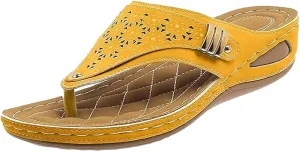 Bluepods Orthopedic Sandals for Women Wide Width Arch Support， Walking Sandals with Adjustable Straps