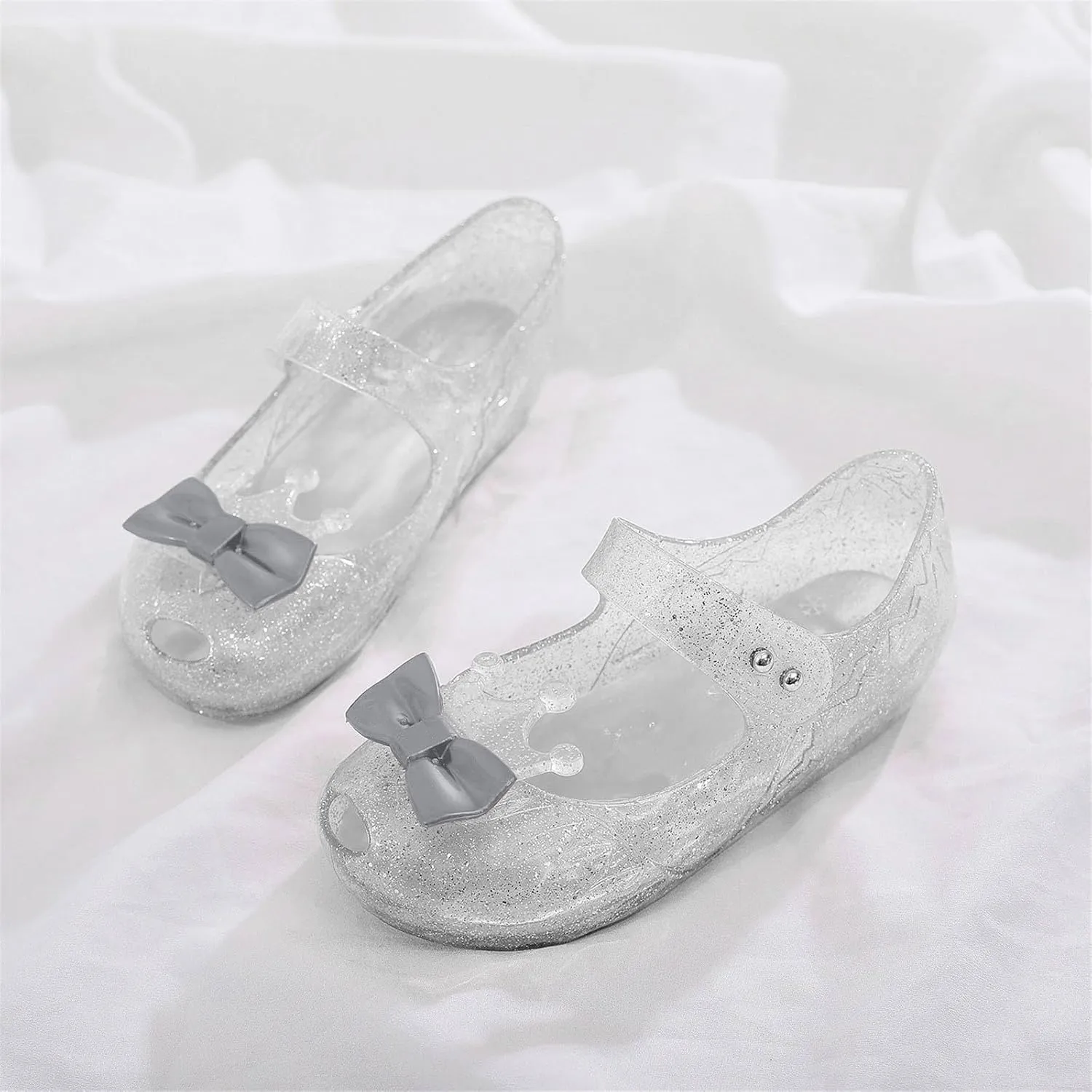 Boys Girls Sandals Shoes Girls Sandals Jelly Mary Jane Dance Party Cosplay Shoes For Kids Toddler Double Adjustable Boys
