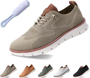 Breeze Shoes for Men, Mens Wearbreeze Shoes, Wear Breeze Mens Shoes, Men's Mesh Dress Sneakers Business Shoes