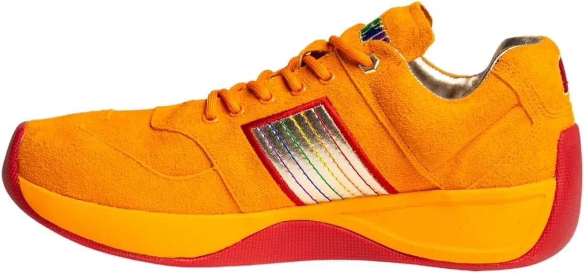 Brites, Fashion Sneakers. Mens and Womens Comfortable Trendy Sneakers with Climate-Control Insole and Rainbow Design