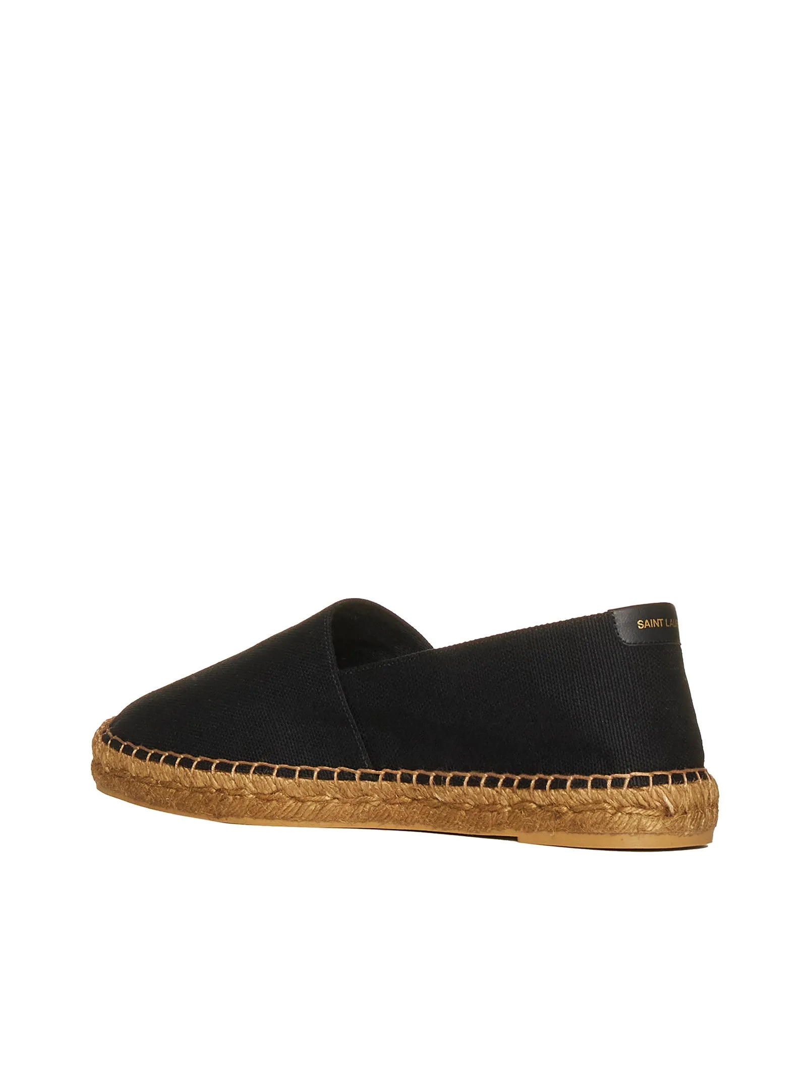Canvas espadrilles with Saint Laurent embroidery