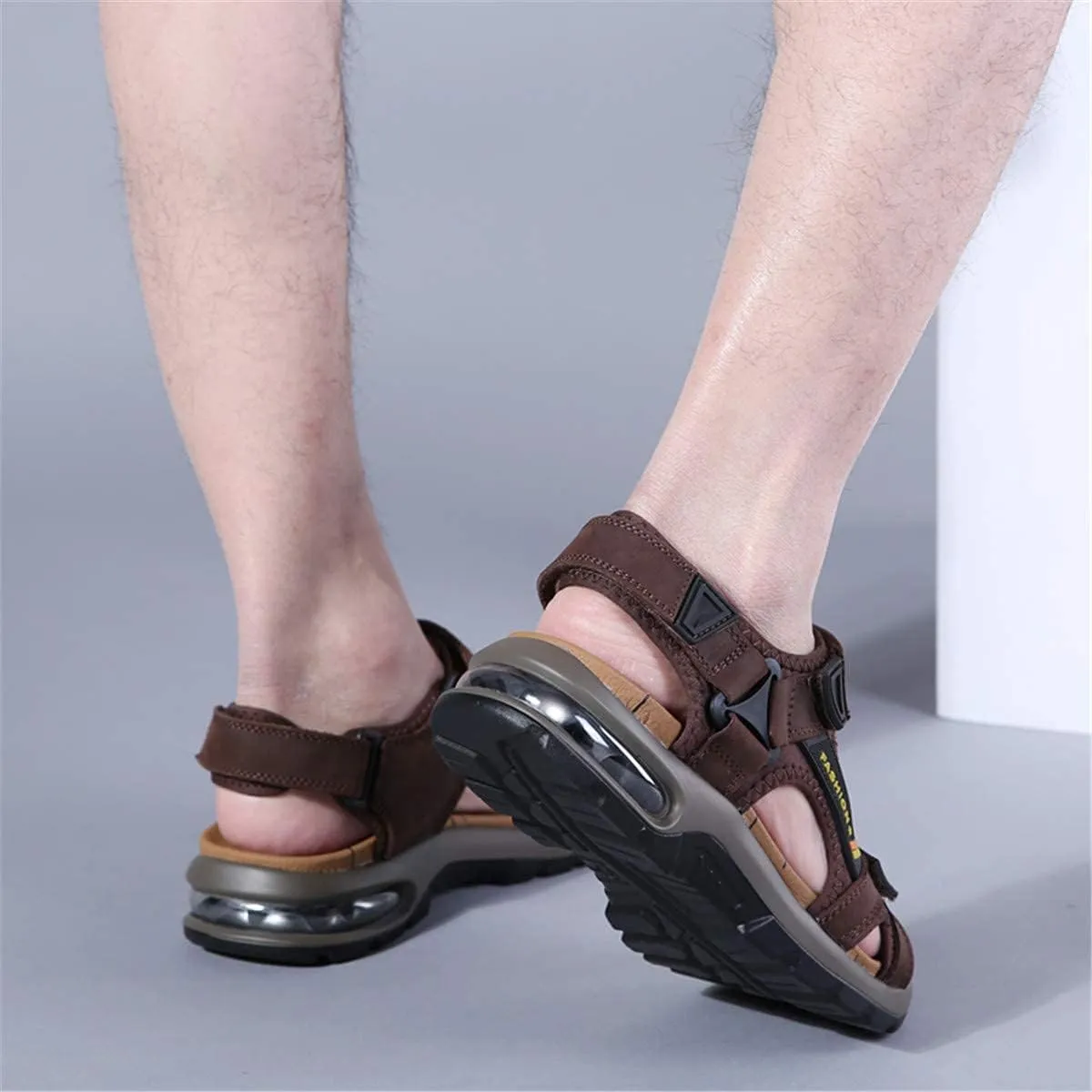 ChicWind Mens Sport Sandals Air Cushion Ankle Strap Outdoor Beach Hiking Sandals