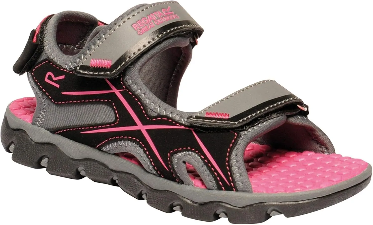 Childrens/Kids Kota Drift Sandals (13 Little Kid) (Granite/Cabaret)