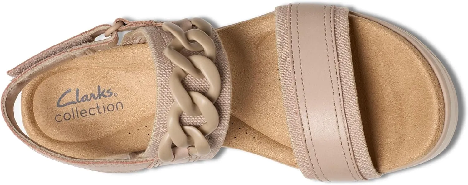 Clarks Women's Wrenly Eve Wedge Sandals
