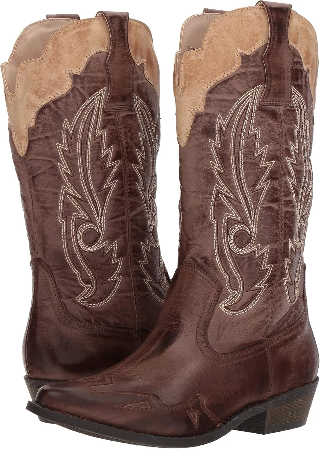 Coconuts by Matisse Women's Cimmaron Faux Leather Western Boot