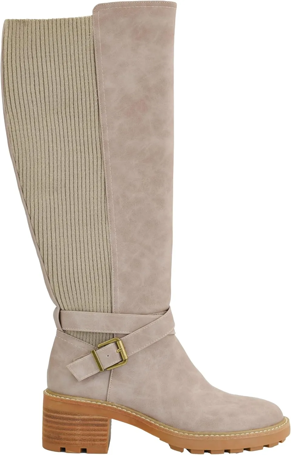 Corkys Footwear High There Wide-Calf Friendly 2.75-Inch Heeled Boots Memory Foam Insoles, Quarter Zip Closure, Stylish Winter Essential