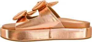 Corkys Footwear Women's Lil Bit Knotty 1.5-Inch Platform Sandal - Featuring Two Straps Adorned With Bows And A Lightly Cushioned Insole For All Day Wear