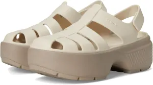 Crocs Unisex Stomp Fisherman Sandal Almond Tint Men's 5, Women's 7 M