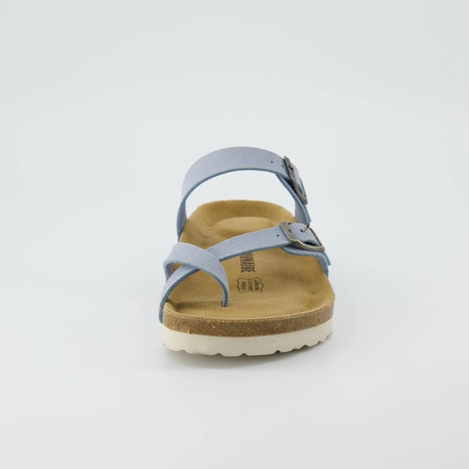 CUSHIONAIRE Women's Luna Cork Footbed Sandal With  Comfort