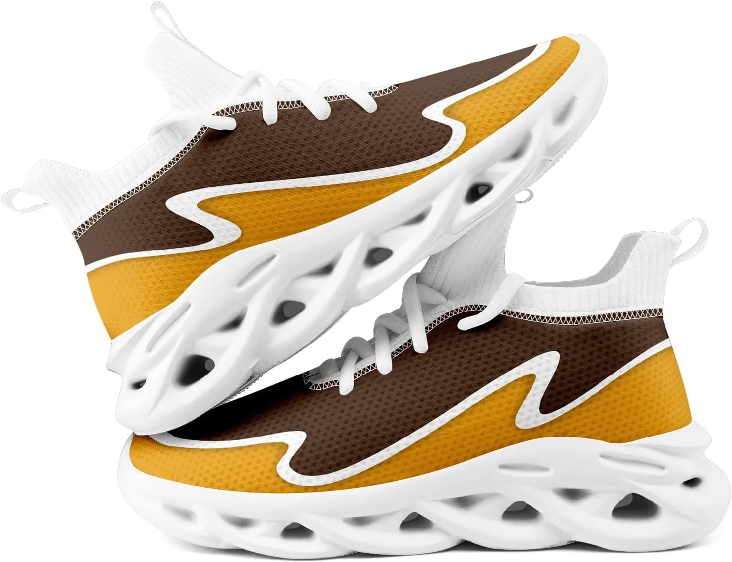Custom Running Shoes Baseball Shoes Athletic Sneakers Breathable Workout Gym Slip-on Shoes Personalized Name Fan Gift