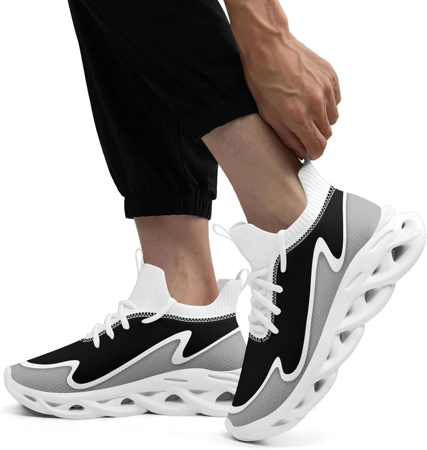 Custom Running Shoes Baseball Shoes Athletic Sneakers Breathable Workout Gym Slip-on Shoes Personalized Name Fan Gift
