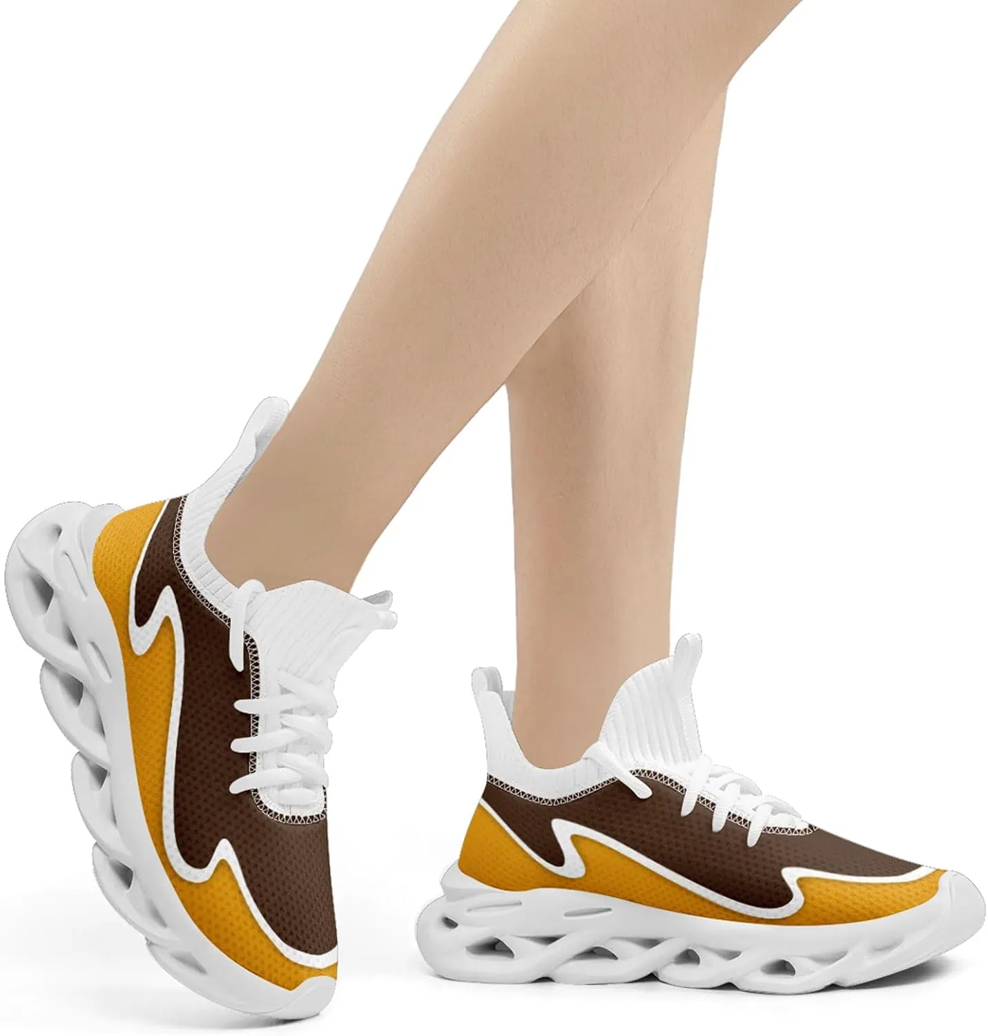 Custom Running Shoes Baseball Shoes Athletic Sneakers Breathable Workout Gym Slip-on Shoes Personalized Name Fan Gift