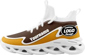 Custom Running Shoes Baseball Shoes Athletic Sneakers Breathable Workout Gym Slip-on Shoes Personalized Name Fan Gift