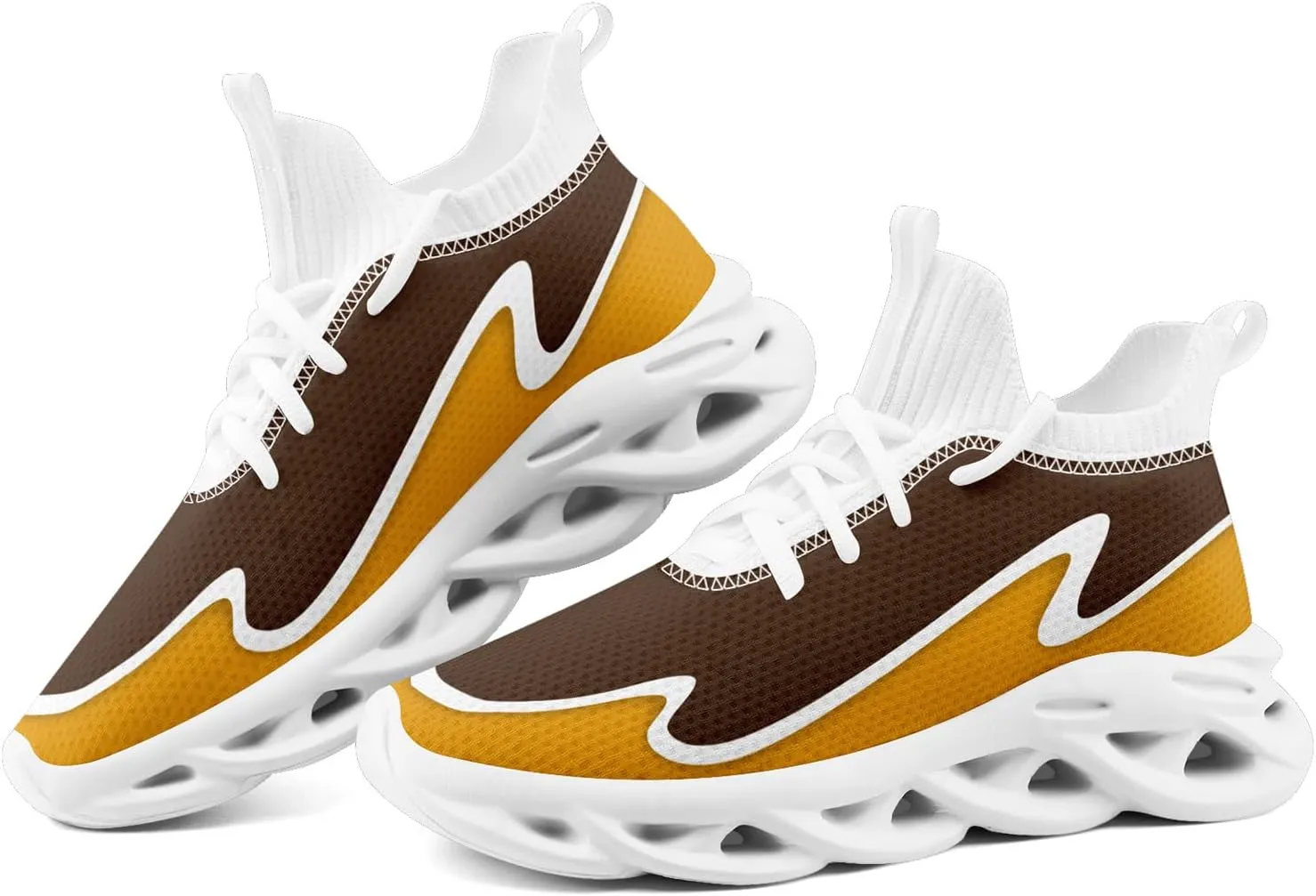 Custom Running Shoes Baseball Shoes Athletic Sneakers Breathable Workout Gym Slip-on Shoes Personalized Name Fan Gift