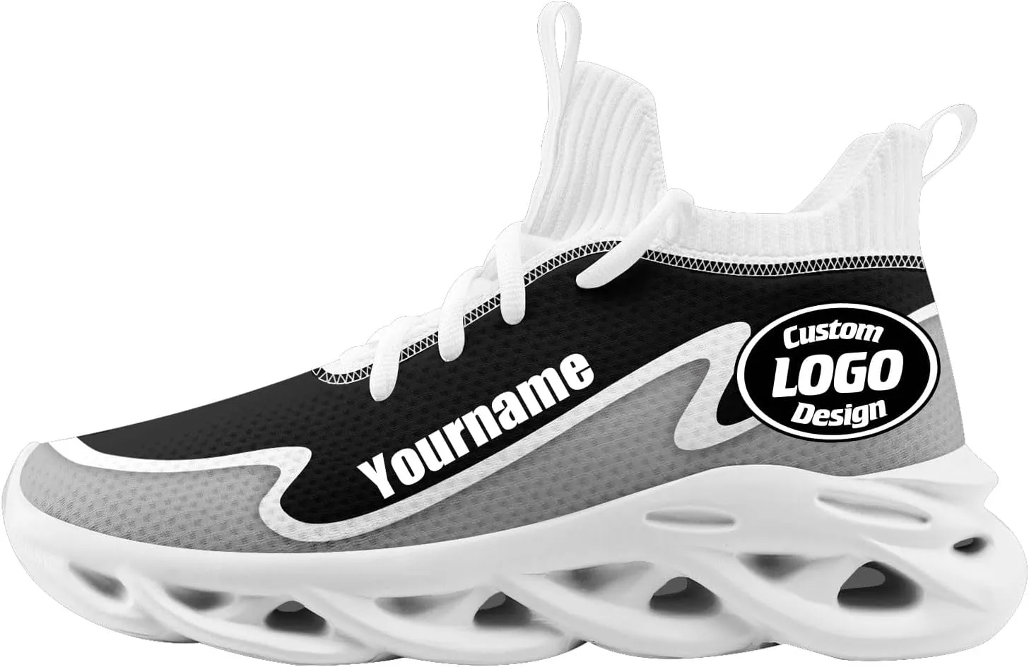 Custom Running Shoes Baseball Shoes Athletic Sneakers Breathable Workout Gym Slip-on Shoes Personalized Name Fan Gift