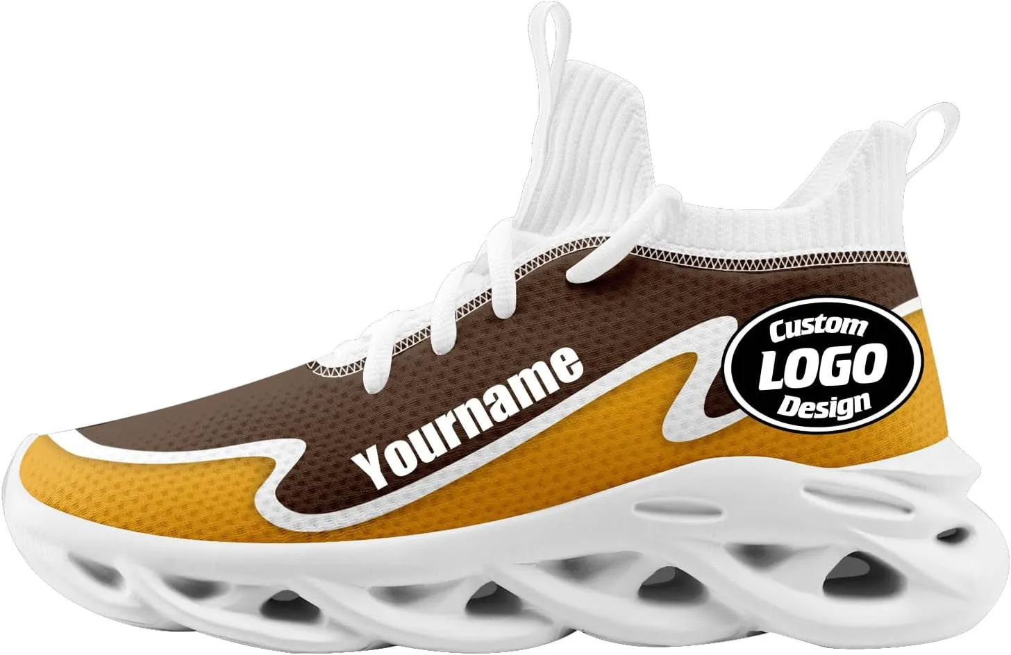 Custom Running Shoes Baseball Shoes Athletic Sneakers Breathable Workout Gym Slip-on Shoes Personalized Name Fan Gift