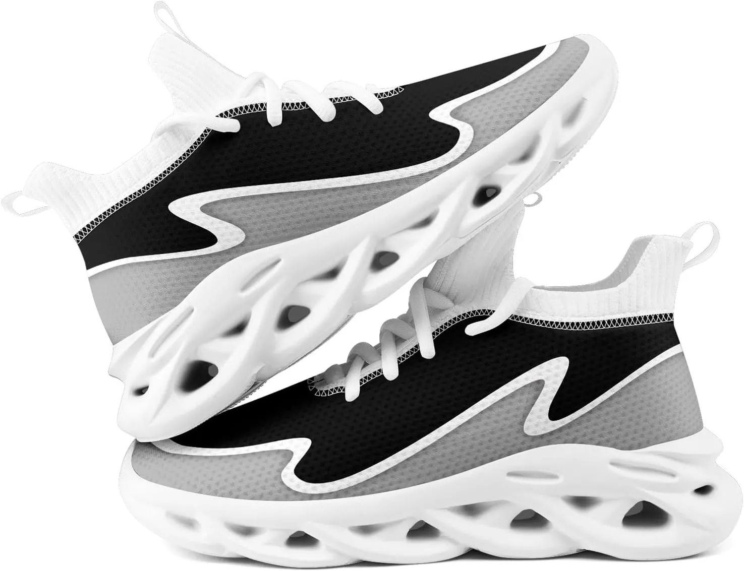 Custom Running Shoes Baseball Shoes Athletic Sneakers Breathable Workout Gym Slip-on Shoes Personalized Name Fan Gift