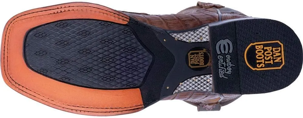 Dan Post Kingsly Caiman Mens Square Toe Western Boots DP4807