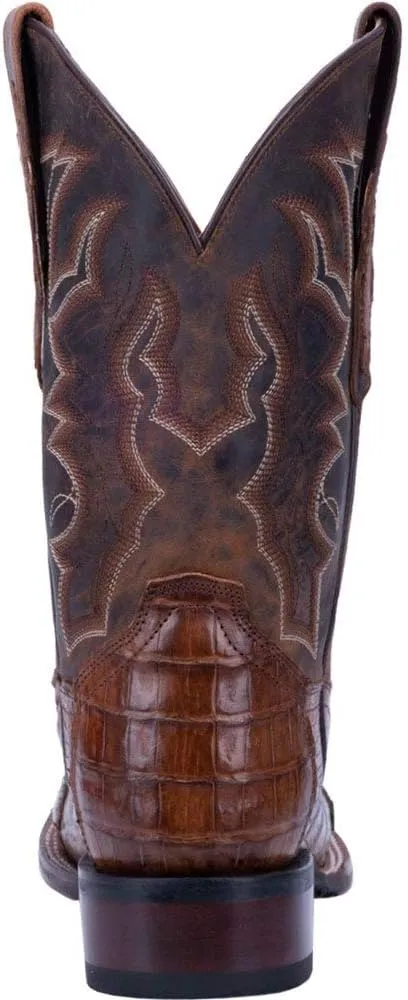 Dan Post Kingsly Caiman Mens Square Toe Western Boots DP4807