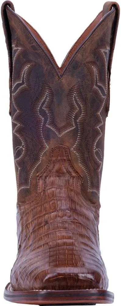 Dan Post Kingsly Caiman Mens Square Toe Western Boots DP4807