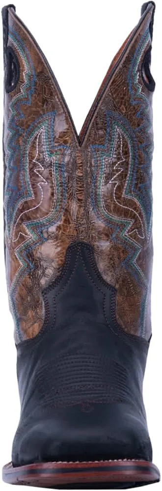 Dan Post Mens Deuce Square Toe Casual Boots Mid Calf - Black, Brown