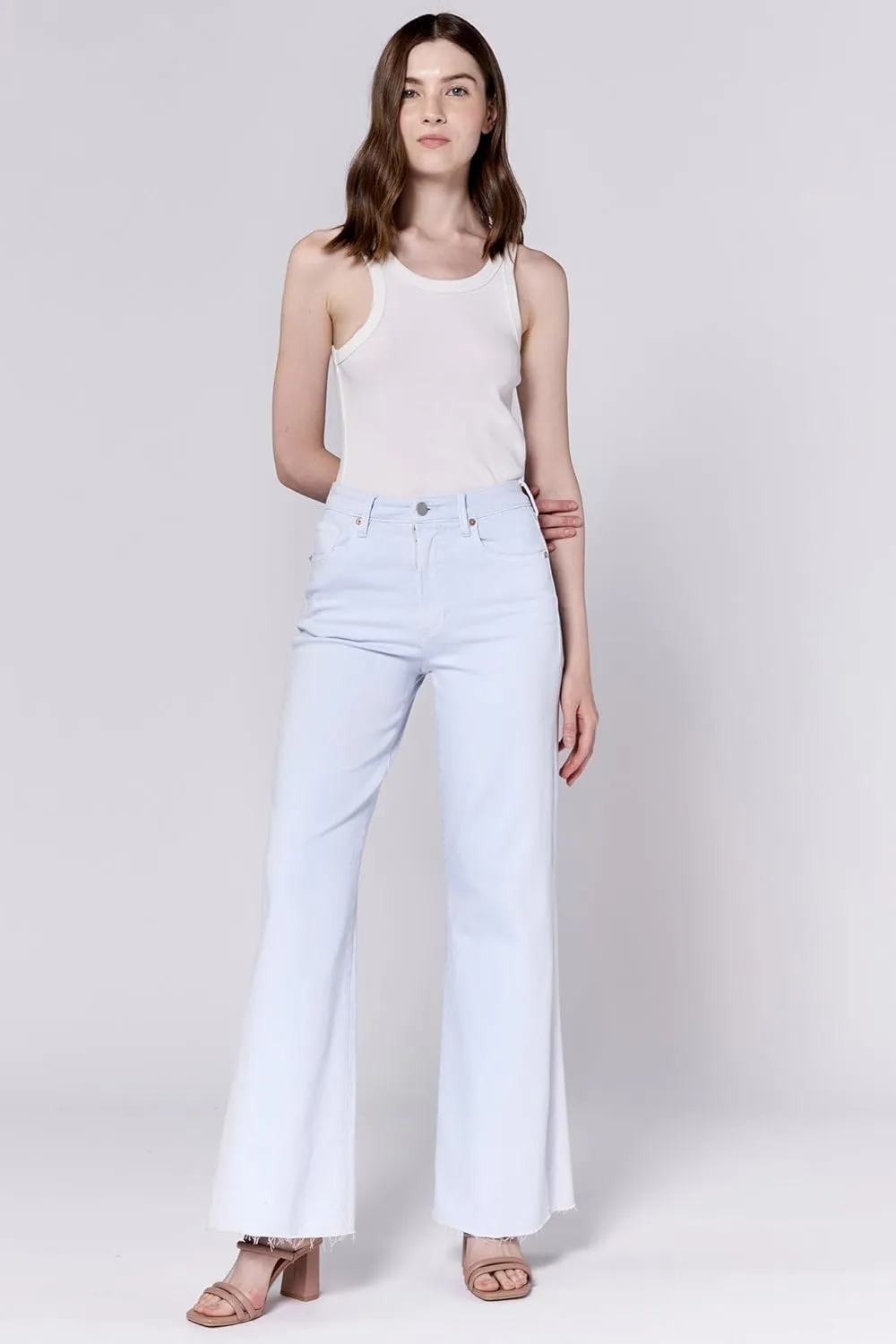 DEAR JOHN Fiona Women's Jeans Wide Leg High Rise Full Inseam