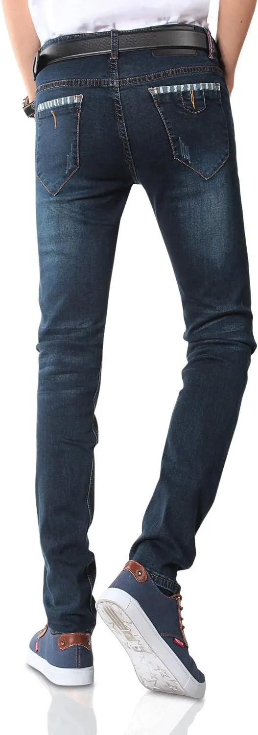 Demon&Hunter 808 Series Men's Skinny Slim Jeans