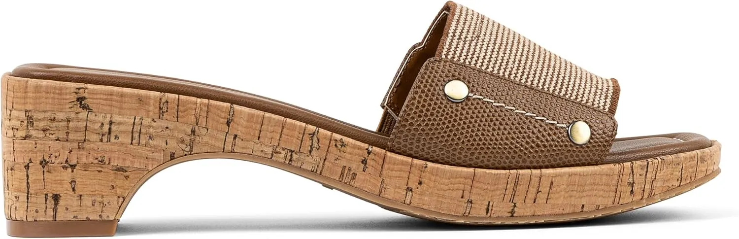 Donald J Pliner Women's Rodeo Jute Elastic Slide Sandal
