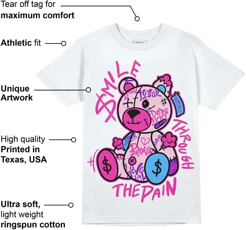DopeSkill Graphic Tee Streetwear Hip Hop Hypebeast Street Style Unisex T-Shirt Sneaker Colour Matching Shirts Cute Bear
