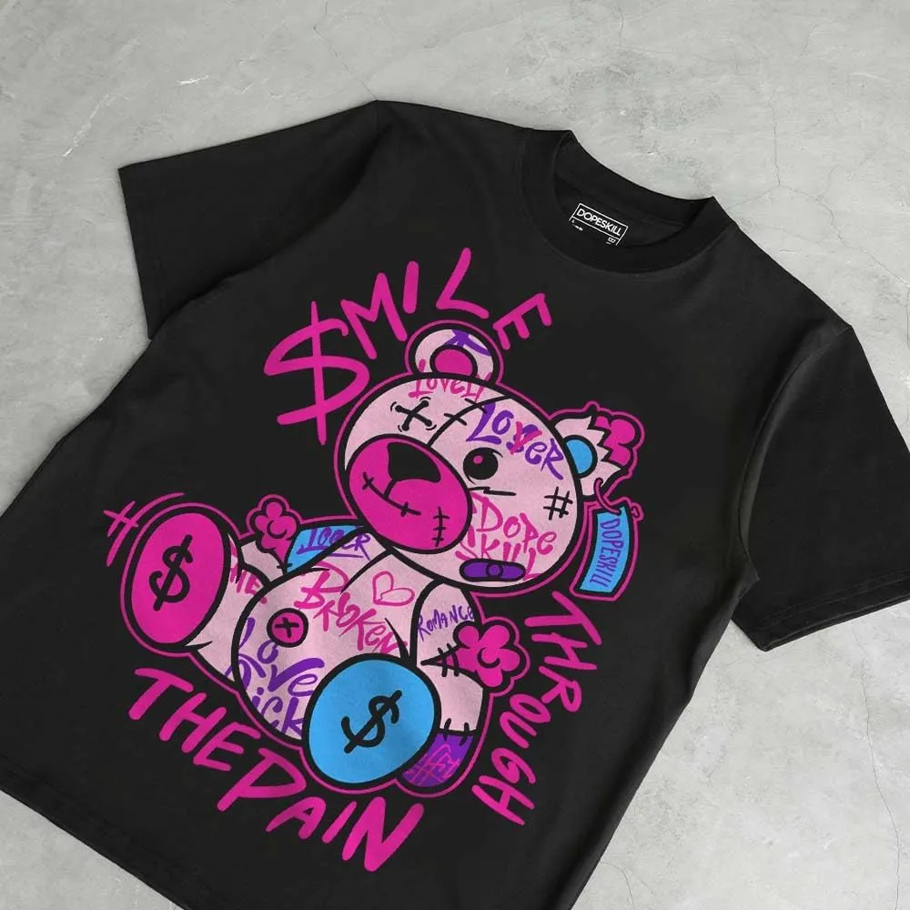 DopeSkill Graphic Tee Streetwear Hip Hop Hypebeast Street Style Unisex T-Shirt Sneaker Colour Matching Shirts Cute Bear