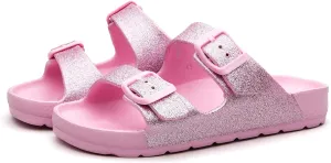 EasyStar Boys and Girls Adjustable Strap EVA Slipper Sandal