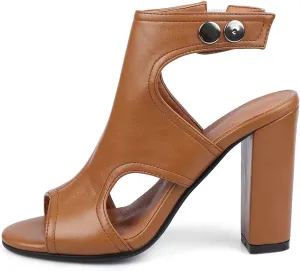 Fashion Peep Toe Booties Womens Cutout Stiletto High Heels