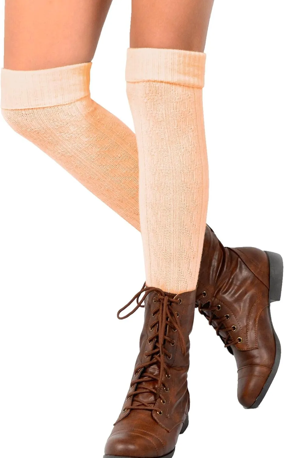 Fashionable Cotton Slouchy Boot Socks for Women and Girls: Long Thigh Highs, Over-the-Knee Highs, and Knee Highs