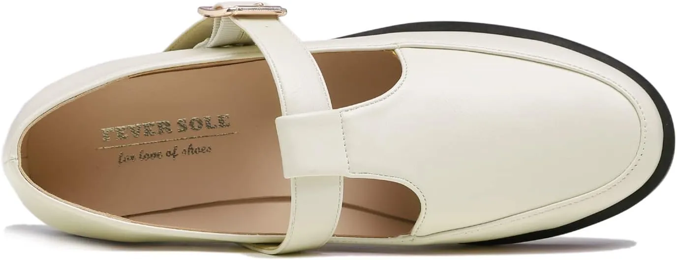 FEVERSOLE Women's Fashion Dress Comfort Low Heel Office Penny Loafer Flats