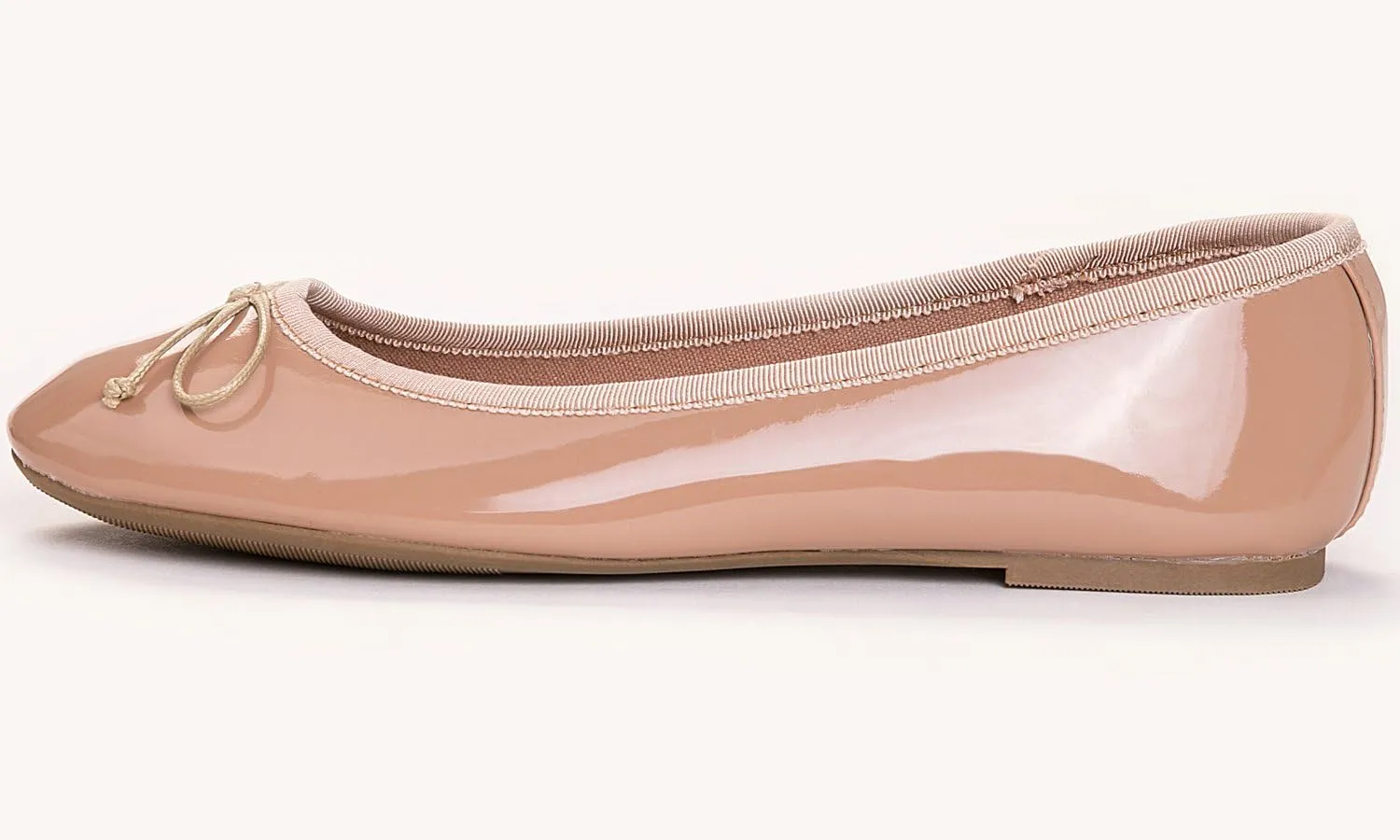 FEVERSOLE Women's Macaroon Colorful Memory Foam Cushion Insock Patent Ballet Flat